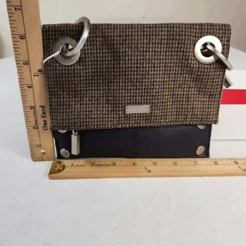 HAMMITT Montana Reversible Small EDISON HOUNDSTOOTH Crossbody Bag - Picture 5 of 7